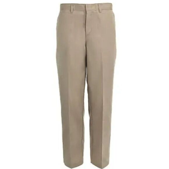 Dickies Men's Khaki 17262 Classic Flat Front Straight Leg Work Pants. 32" x 31" - Picture 1 of 7